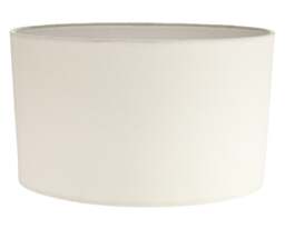 Rackhams Contemporary and Stylish Soft Cream Linen Fabric Oval Lamp Shade - 30cm Width