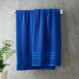 Rackhams Zero Twist Cotton Towel Cobalt Blue - Bath Sheet - Cobalt Blue