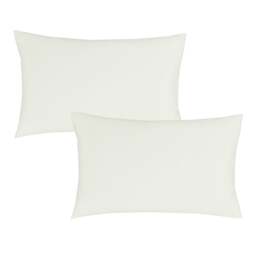 Rackhams 180 Thread Count Egyptian Cotton Standard Pillow case Pair Cream - Standard - Cream - thumbnail 4