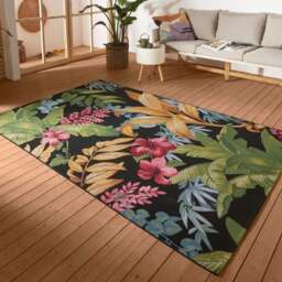 Rackhams Flair Indoor & Outdoor Rug Tropical Flowers - 80X165 cm - thumbnail 5