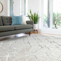 Rackhams Aurora AU11 Lattice Rug - 120x170cm - thumbnail 2