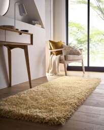 Rackhams Chicago Ochre Shaggy Rug - 140X200 cm - thumbnail 5