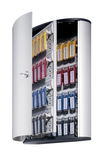 Rackhams Key Safe 48 Lock Box - Holds 48 Keys - Includes 6 Key Clips - image 1