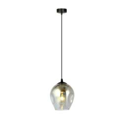 Rackhams ISTAR Pendant lamp  1 x E27 Black with Graphite Shade - thumbnail 1