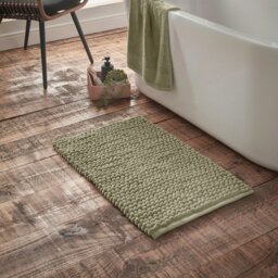 Rackhams Aspen Bobble Bath Mat - Sage - Bath Mat 50 x 80 cm - thumbnail 1
