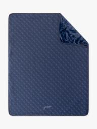 Rackhams Baby Logo Blanket with Pouch in Navy - Navy - One size - thumbnail 3