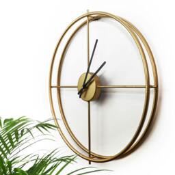 Rackhams WC2137 - Gold Larry's Minimalist Iron Wall Clock - 50 cm / 19.7 in
