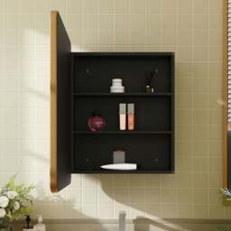 Rackhams Surface Mount Rectangular Bathroom Storage Mirror Cabinet with Round Corner, DM0921 - thumbnail 2