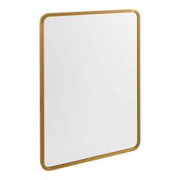 Rackhams Surface Mount Rectangular Bathroom Storage Mirror Cabinet with Round Corner, DM0921 - thumbnail 4