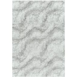 Rackhams Cloudy Shag-Solid Color Ivory Grey Plush Soft Pile Rug - 160 x 213 cm - thumbnail 2