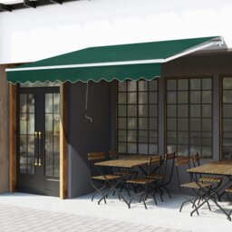 Rackhams 6ft/ 8ft/ 9ft/ 11ft/ 13ft Outdoor Retractable Patio Manual Shelter Awning Canopy for Window and Door - grey - 6ft - thumbnail 4