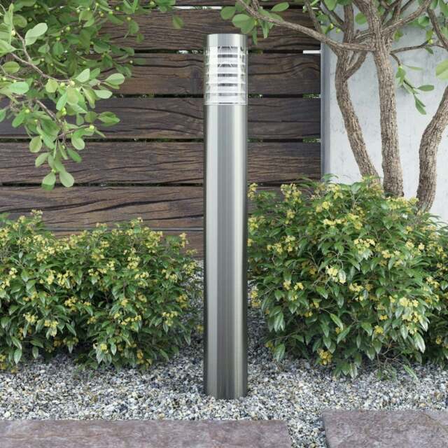 Rackhams Outdoor Post Lamp Standing Floor Lamp Stainless Steel