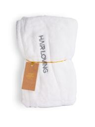 Rackhams Luxury Hair Towel Wrap - Cotton Hair Towel For Women - White - thumbnail 1