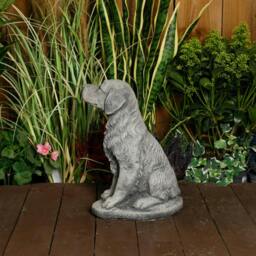 Rackhams Life-size Golden Retriever Dog Garden statue - thumbnail 4