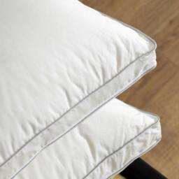 Rackhams 80% Goose Down Pillows - Medium - Standard - 4 Pack - thumbnail 4