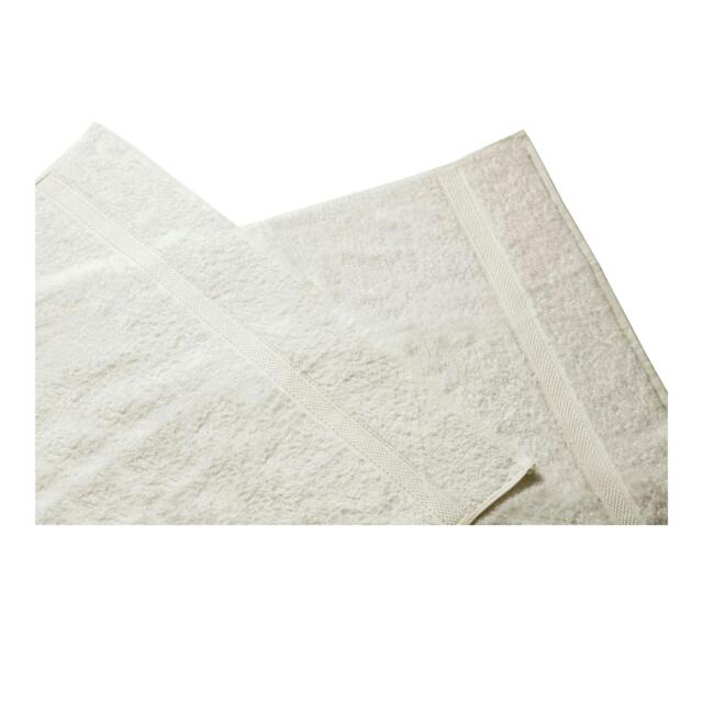 Rackhams Hotel Madison Bath Towel - Ivory - One Size - Ivory - 100% Ringspun Cotton - image 1