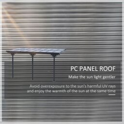 Rackhams Outdoor Patio Gazebo Pergola, Aluminum Post, 4.35 x 3 m PC Roof - thumbnail 5