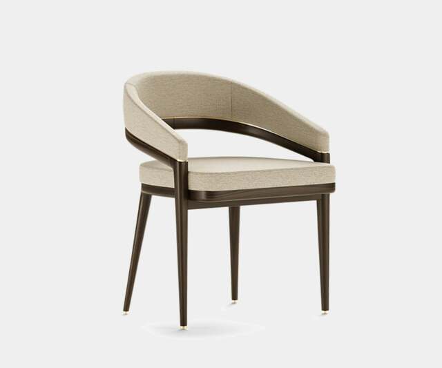 Rackhams Aster Erick Dining Chair: Elegance with Minimalistic Brass Finishes - image 1