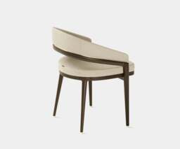 Rackhams Aster Erick Dining Chair: Elegance with Minimalistic Brass Finishes - thumbnail 5