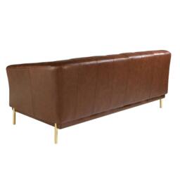 Rackhams Chester sofa in cognac brown leather 6139/6140 - 2 - thumbnail 4