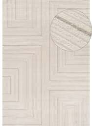 Rackhams Carmel Cream-Grey Geometric Rug - 6040 - 160X230 cm - thumbnail 1