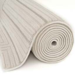 Rackhams Carmel Cream-Grey Geometric Rug - 6040 - 160X230 cm - thumbnail 5