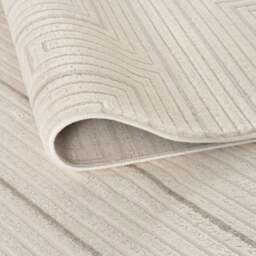 Rackhams Carmel Cream-Grey Geometric Rug - 6040 - 160X230 cm - thumbnail 3