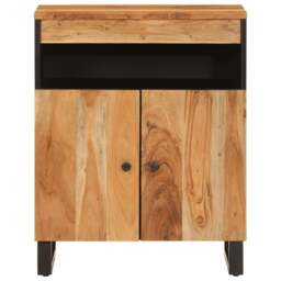 Rackhams Sideboard with 2 Doors 60x33x75 cm Solid Wood Acacia - thumbnail 3