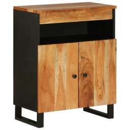 Rackhams Sideboard with 2 Doors 60x33x75 cm Solid Wood Acacia - thumbnail 2