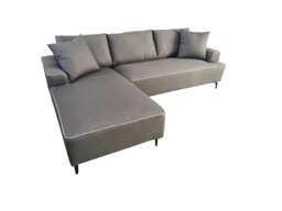 Rackhams The Milano Edge 3 Seater Right Hand Corner Sofa in Grey or Beige - Beige - thumbnail 4