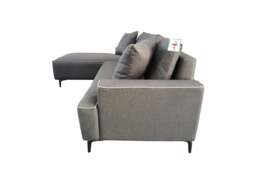 Rackhams The Milano Edge 3 Seater Right Hand Corner Sofa in Grey or Beige - Beige - thumbnail 5