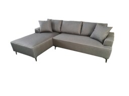 Rackhams The Milano Edge 3 Seater Right Hand Corner Sofa in Grey or Beige - Beige - thumbnail 2