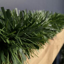 Rackhams 3m x 15cm Festive 6 Ply Chunky Green Pine Christmas Tinsel Garland Decoration - thumbnail 6