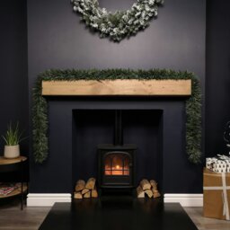 Rackhams 3m x 15cm Festive 6 Ply Chunky Green Pine Christmas Tinsel Garland Decoration - thumbnail 2