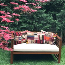 Rackhams Anida Kilim Wool Cushion Cover - 60 x 40 cm - Set of 2 - thumbnail 2