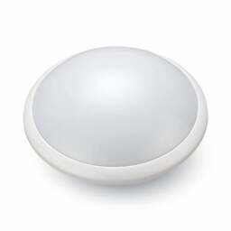 Rackhams 24W LED Bulkhead Ceiling Light IP65 Waterproof, 2000 Lumens, 4000K Cool White, Round Ceiling Light for Bathroom, Kitchen, Hallway & Porch - thumbnail 1