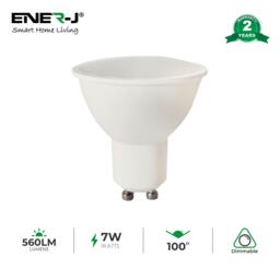 Rackhams Pack of 10 Units, Dimmable GU10 LED Bulbs, 7W (50/60W Halogen Replacement), 120° Wide Beam, 500LM Recessed Lighting Bulbs - 6000K - thumbnail 5