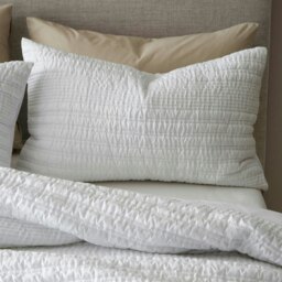 Rackhams Lennon Stripe White Duvet Cover Set - White - Duvet Cover Set - Single - thumbnail 2