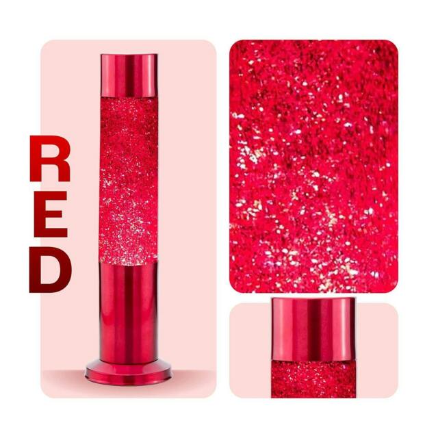 Rackhams Baby Red Glitter Lamp - image 1
