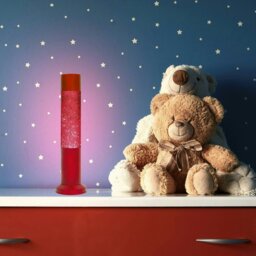 Rackhams Baby Red Glitter Lamp - thumbnail 3