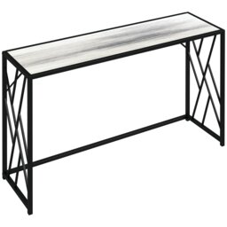 Rackhams Vintage Sofa Table, Metal Frame Console Table for Hallway Living Room - thumbnail 2