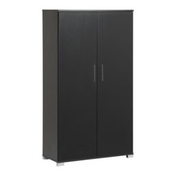 Rackhams Beech Wooden 2 Door Lockable Storage Cabinet - 140 cm Tall Shoe Garage Storage, Filing Cabinet - Neutral - Wood - 35cm(d)140cm(h)80cm(w) - thumbnail 3