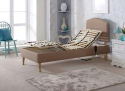 Rackhams 3ft Aqua Electric Adjustable Mobility Beds Dual with End drawer and Mattress - Green Plush - thumbnail 2