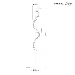 Rackhams Juno LED Putty Floor Lamp - thumbnail 4
