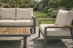 Rackhams Toulon 4 Seater Garden Furniture Set with Cushions & Coffee Table - thumbnail 2