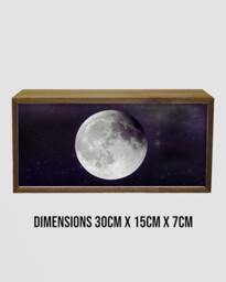 Rackhams Light Box Night Light Moon - thumbnail 3