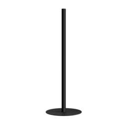 Rackhams Matt Black Stainless Steel Freestanding Spare Toilet Roll Holder