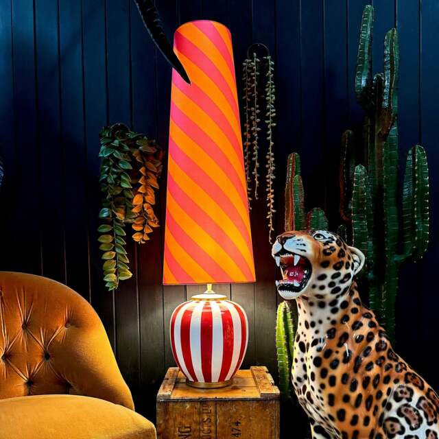 Rackhams Tutti Frutti Helter Skelter Oversized Cone Lampshades - Queen - image 1