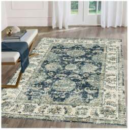 Rackhams Perla Vintage Washable Rug - 160X230 cm - thumbnail 2