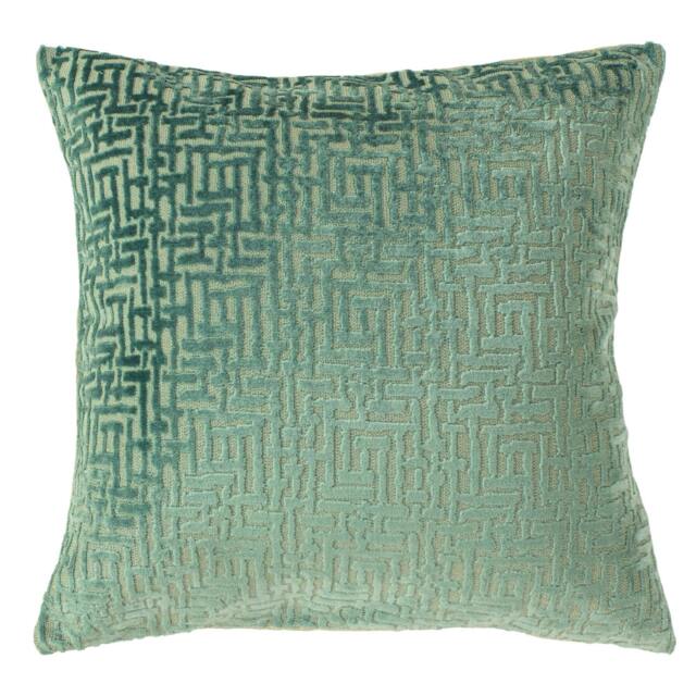 Rackhams Delphi Cushion Cover - Teal - One Size - Teal - 100% Mixed - image 1